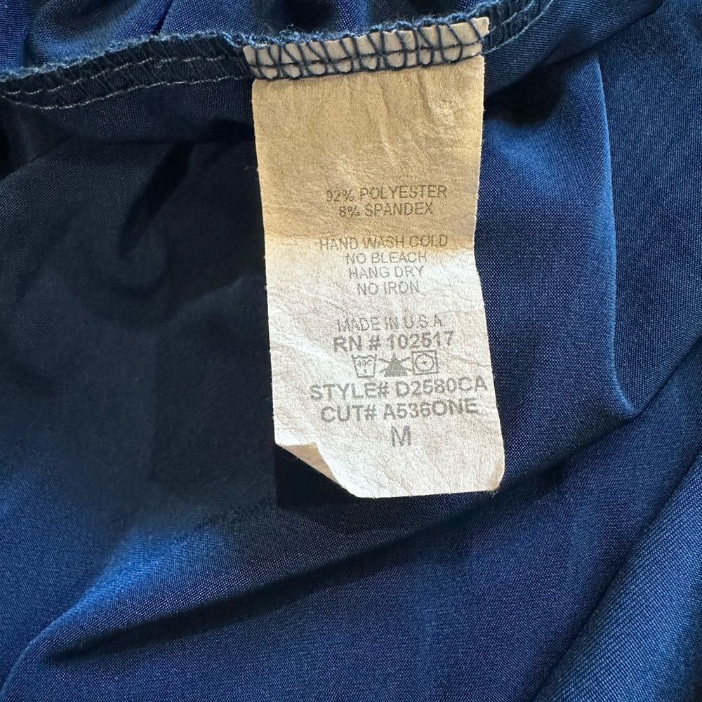 Soprano Women's Blue Dress W/ Twisted Strap Detail size M - Picture 4 of 4